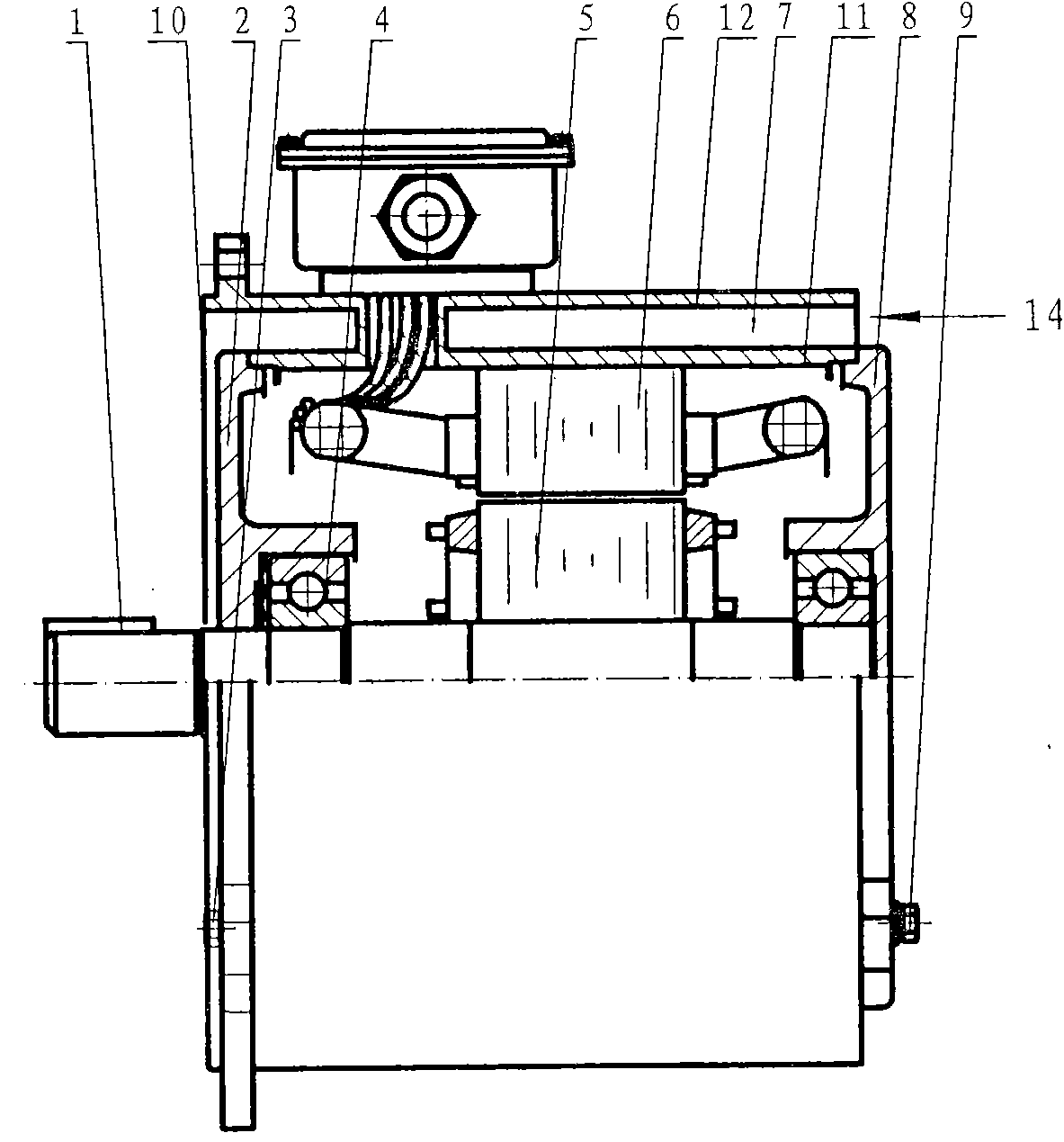 Drive motor of centrifugal fan