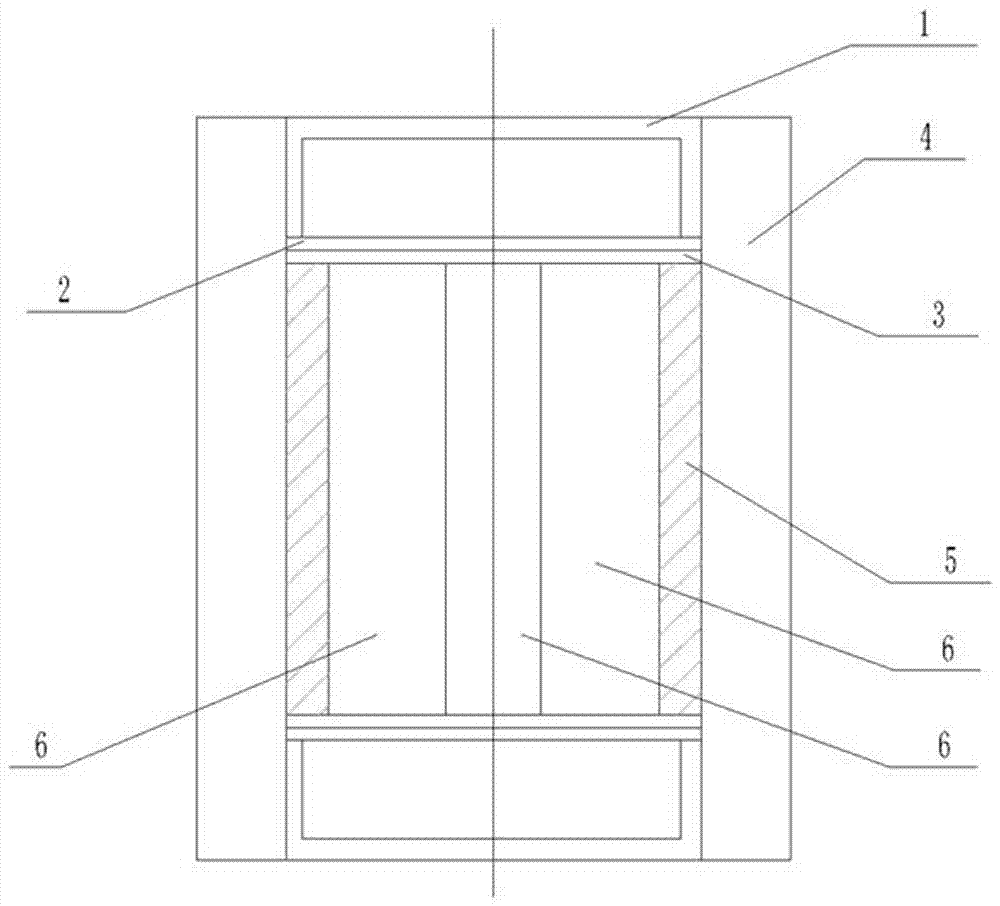 Gem-grade large monocrystal diamond multi-cavity composite structure, and preparation method and application thereof