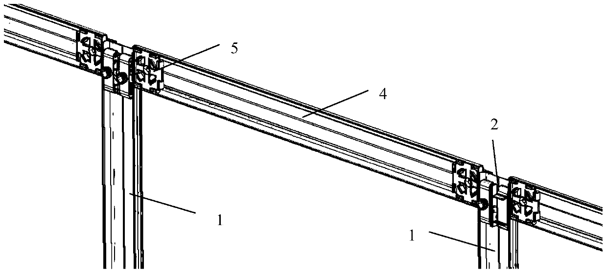 Wall surface keel structure