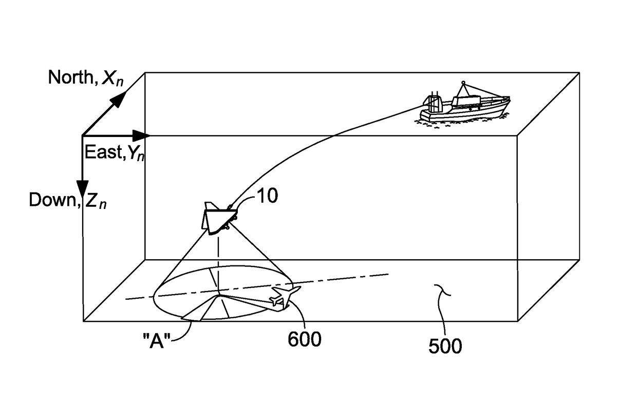 Underwater acoustic beacon location system