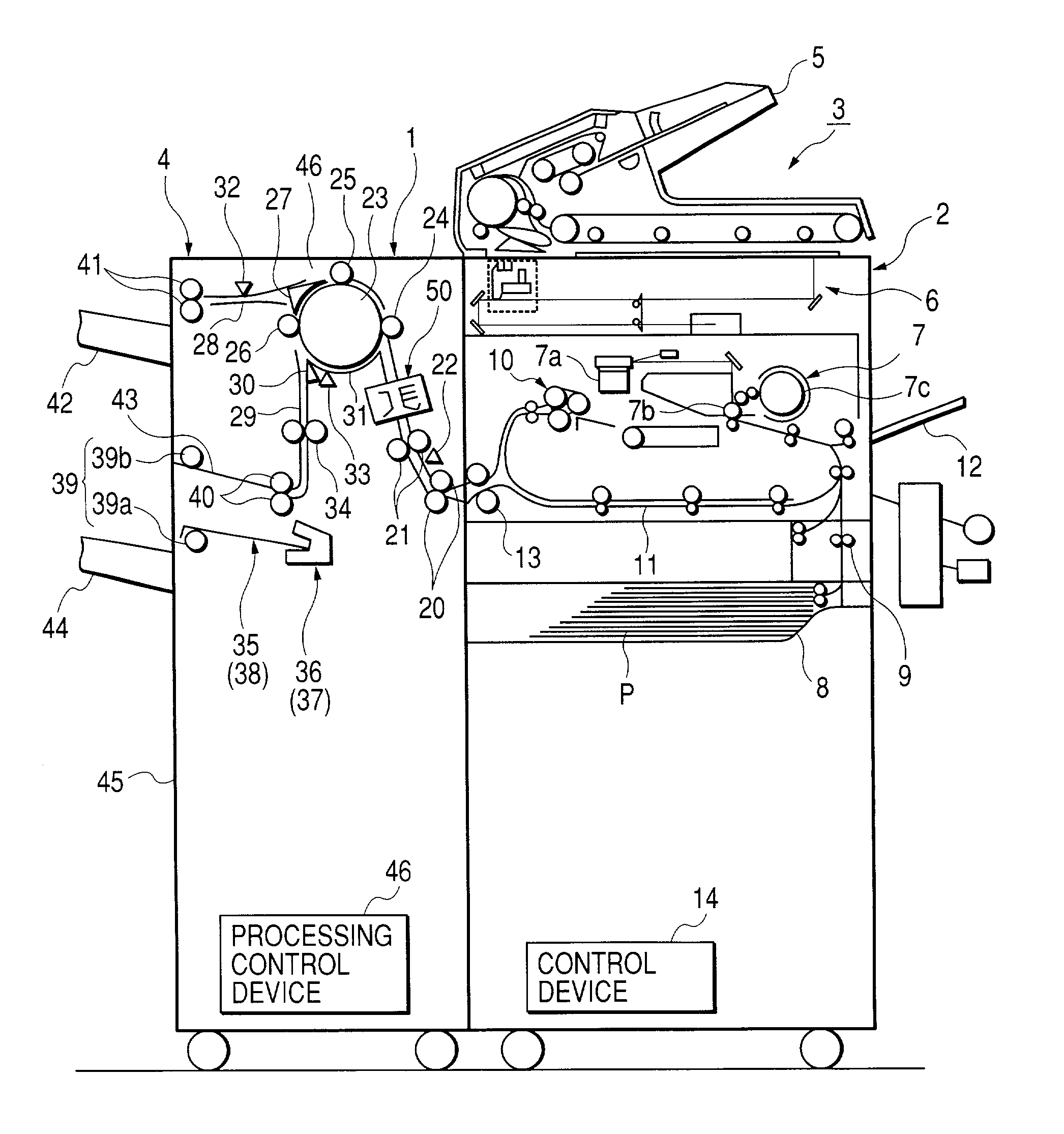 Punching device, sheet processor having the punching device, and image forming apparatus having the punching device