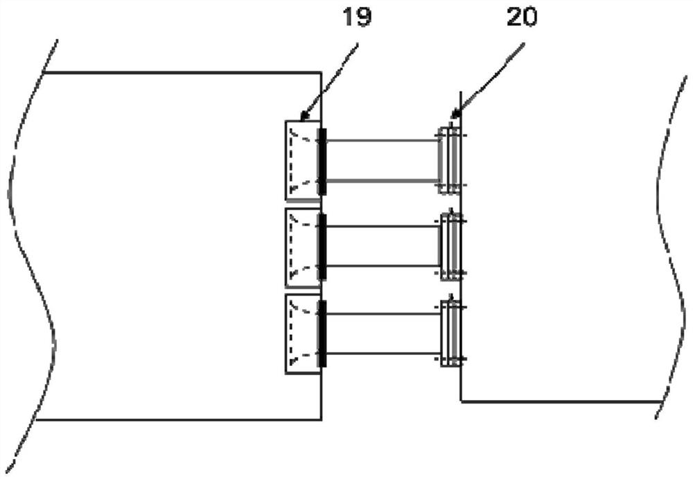 Intake flow nozzle assembly and intake flow measuring device