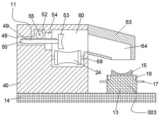 Segmented slicing and slitting machine for thick bamboo poles