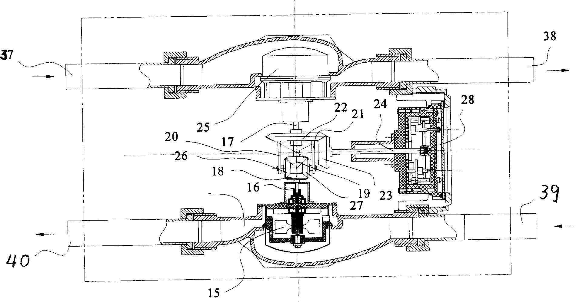 Passive differential calorimeter