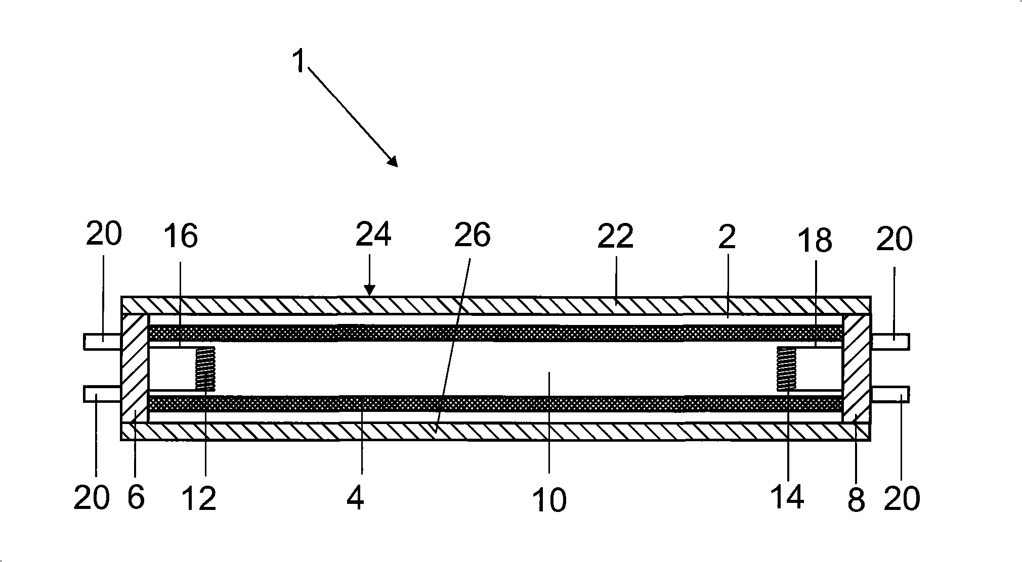 Light source comprising a saturated colour appearance