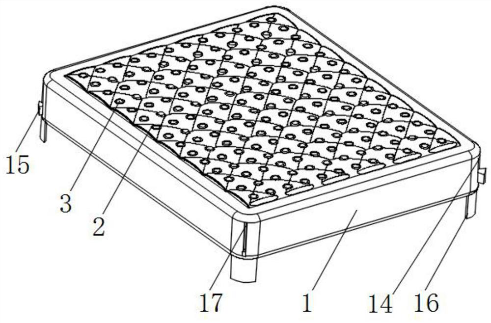 Mattress for improving yang qi of human body