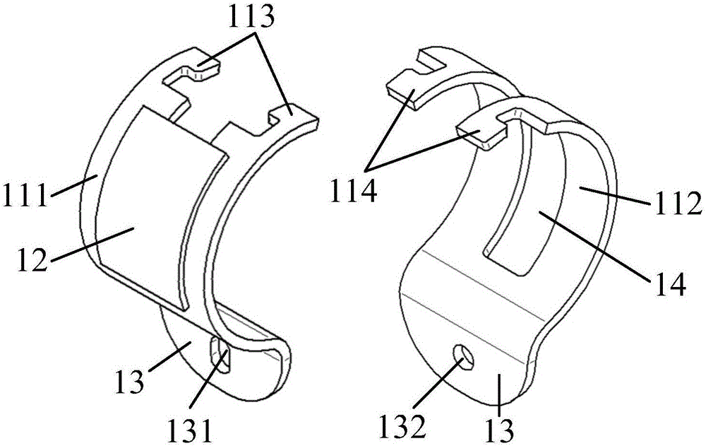 Rotary fixing support assembly