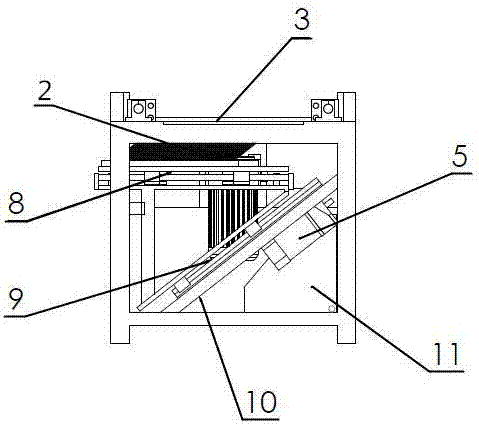 Full-automatic fresh meat inclined slicing machine