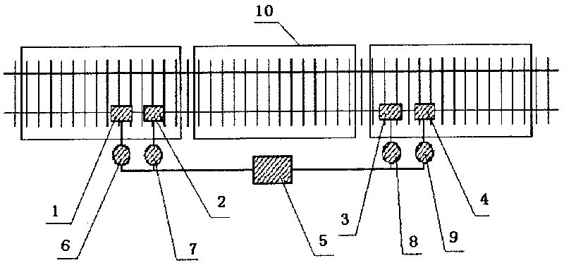 System and method for judging whether the first carriage of a locomotive is in a specific interval