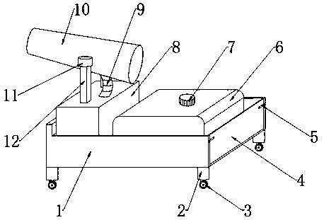 Cloud and fog dust suppression device for environmental protection