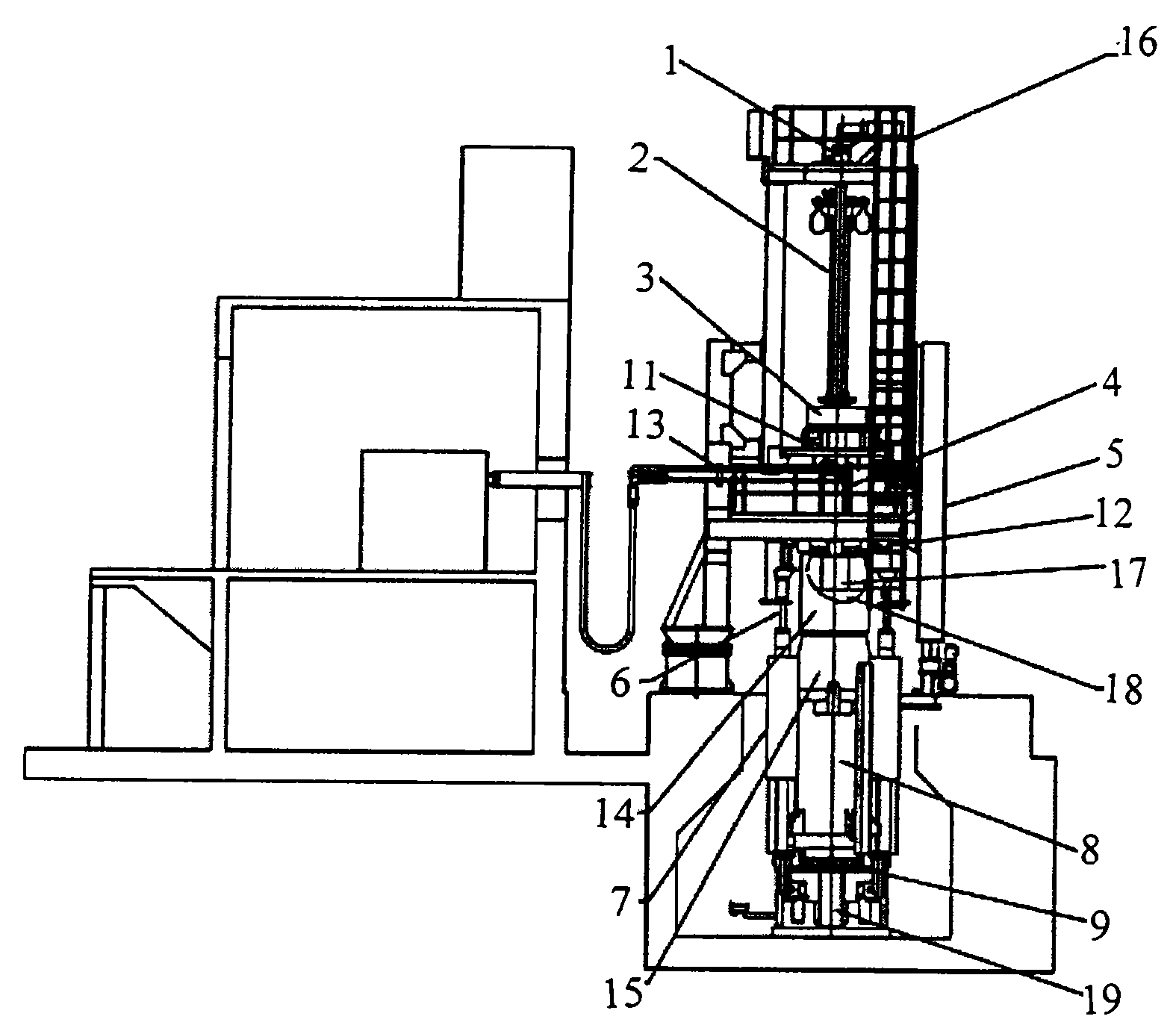 Double-station high efficiency electroslag furnace