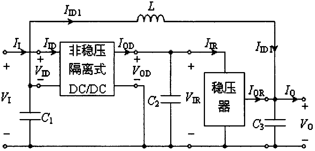 Efficient regulated power supply circuit