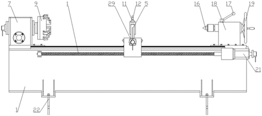 Railway vehicle axle phased array ultrasonic flaw detection platform