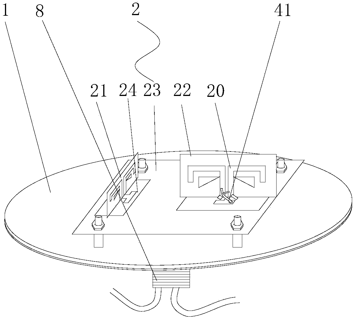 Miniaturized directional mimo antenna for a new generation of distributed wireless communication systems