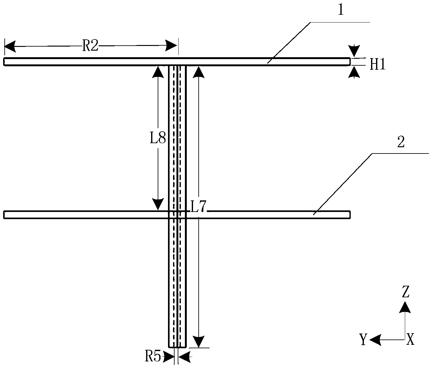 Broadband high-efficiency and high-directionality electrically small antenna