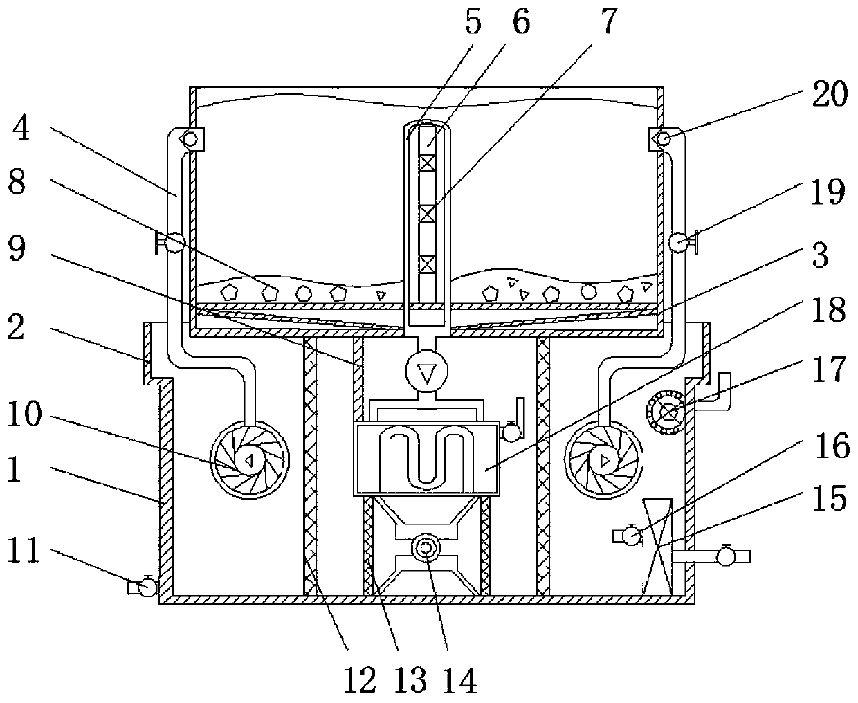 Self-circulating sterilization constant-temperature anti-explosion aquarium