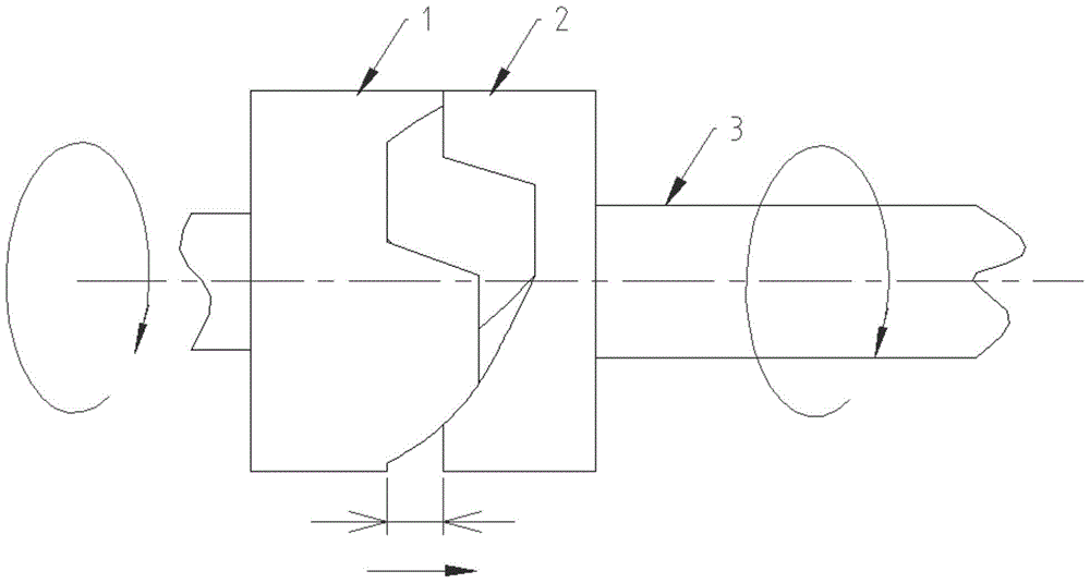 A mechanism that can transmit linear reciprocating motion and rotary motion synchronously and rapidly