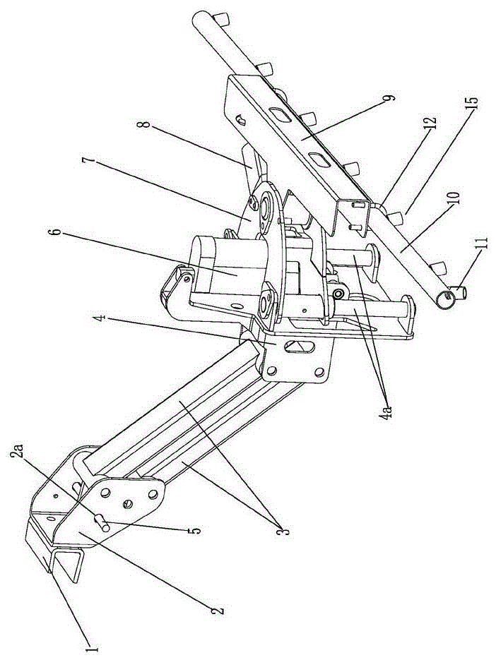 High pressure ground cleaning device of sweeper