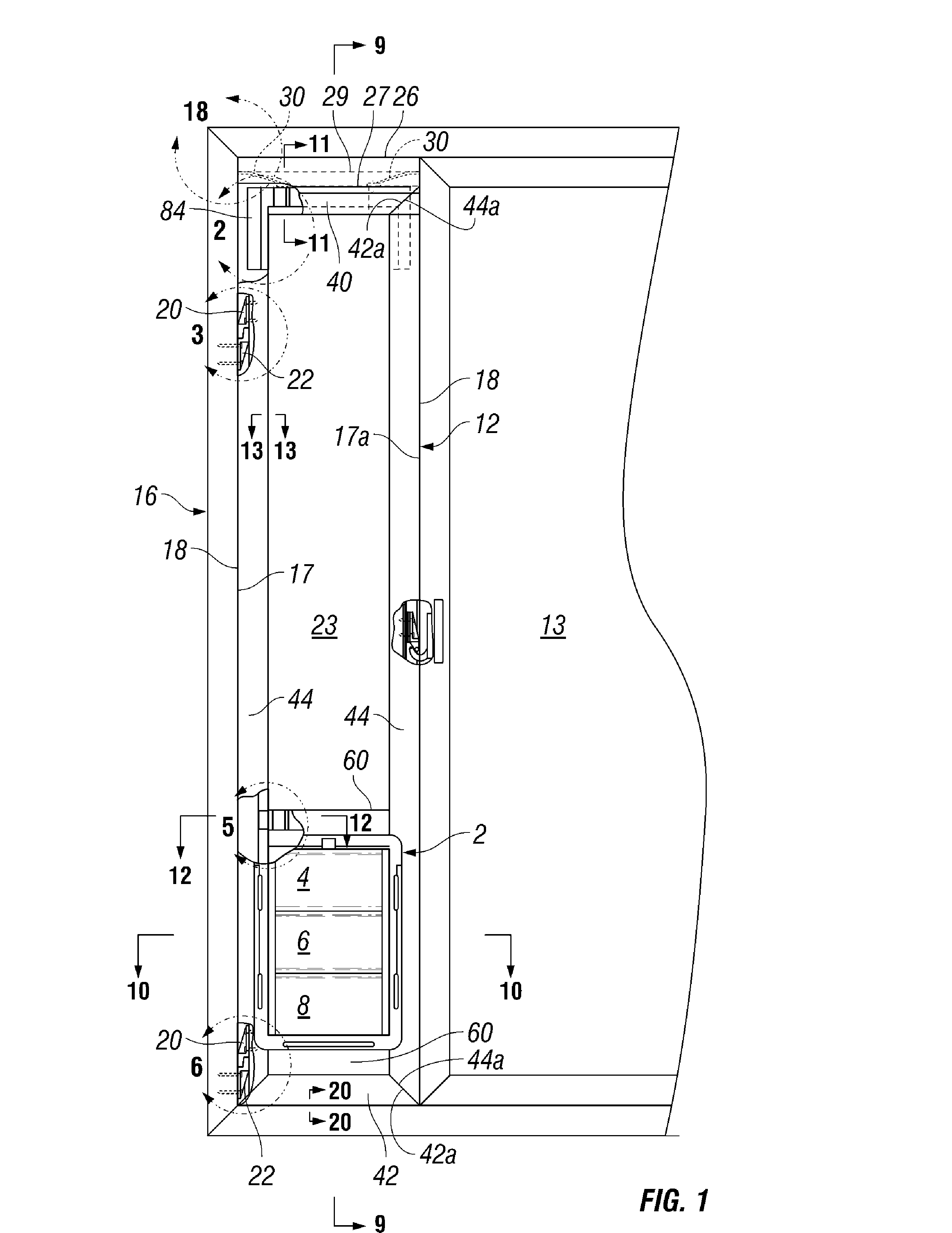 Plastic pet door assembly