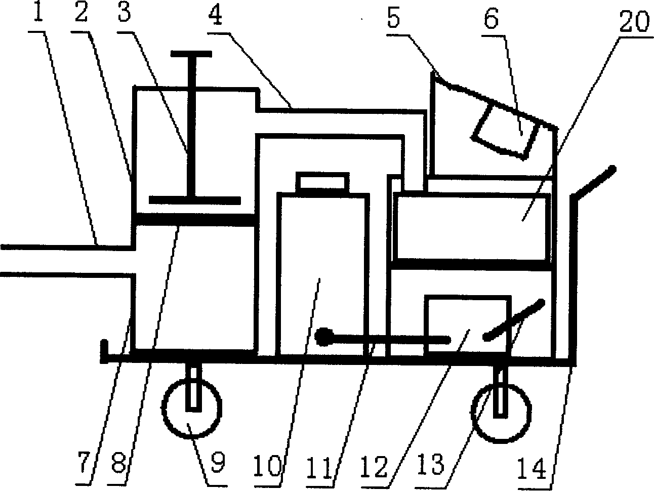 Method and equipment for dedusting, sterilizing and cleaning air conditioner