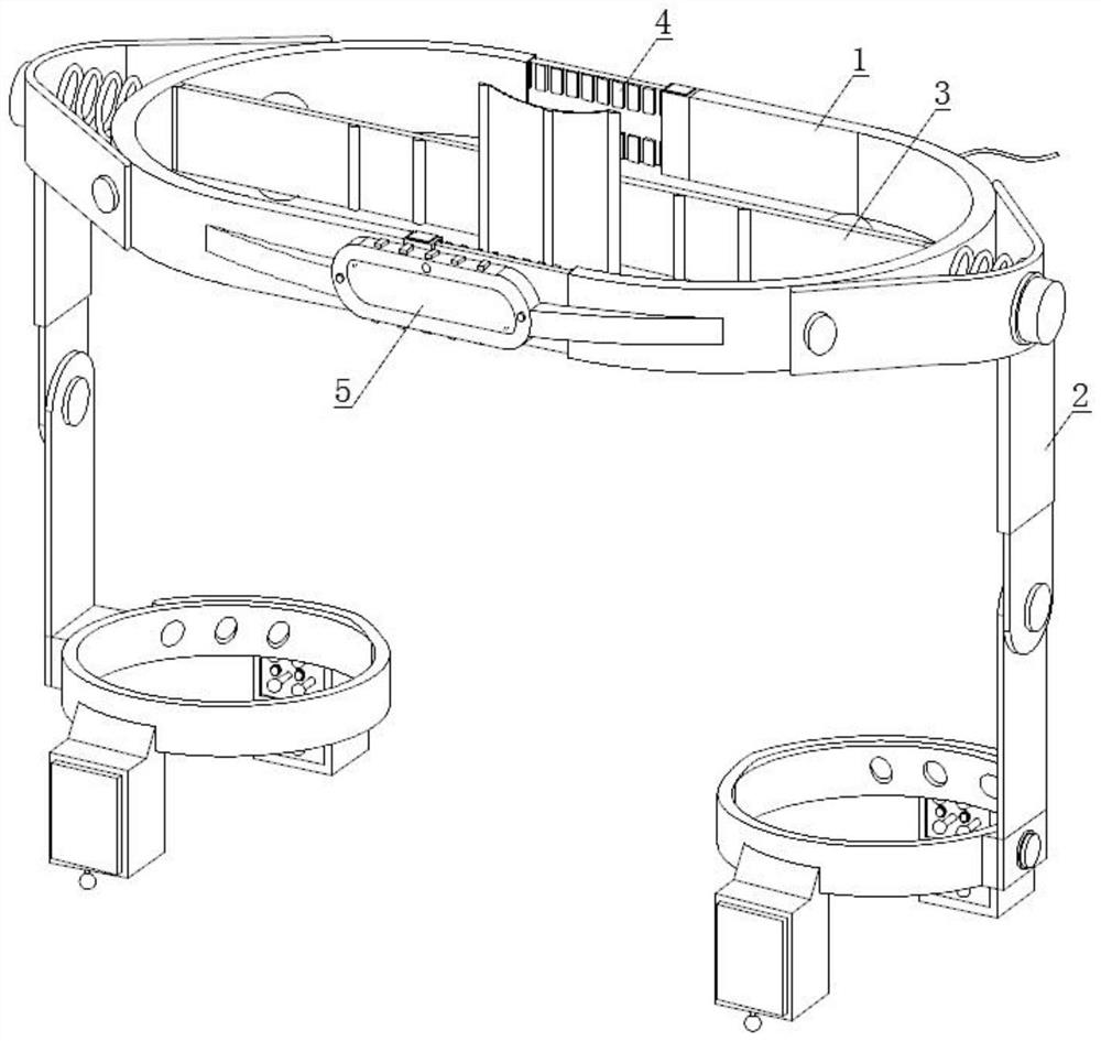 Guiding device for Parkinson's disease patient to wear