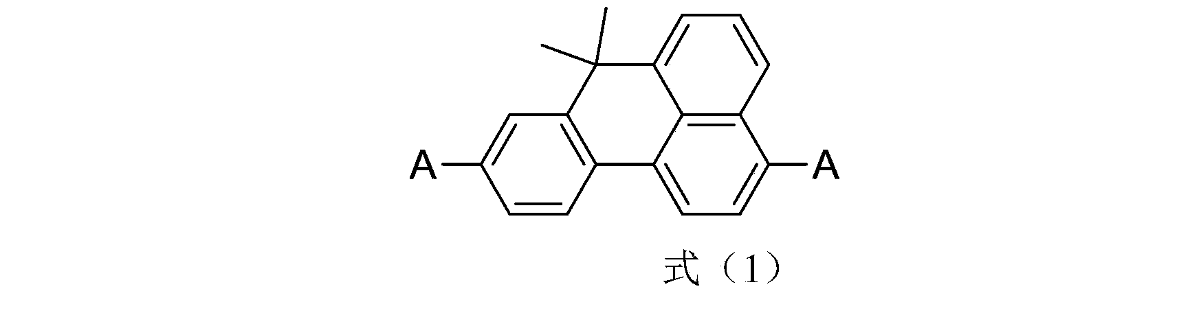 Benzanthracene organic luminescent material, and preparation method and application thereof