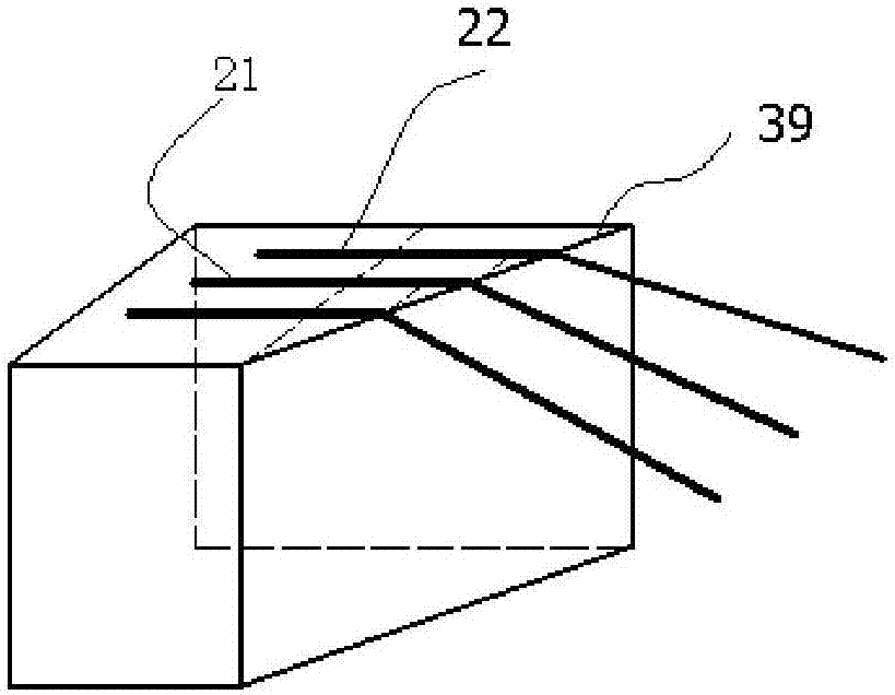 Mold for production of continuous fiber reinforced thermoplastic plastic