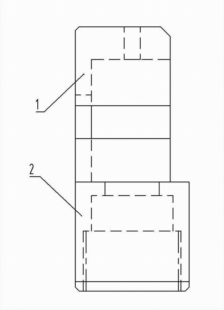 Steel rope separating device for checking elevator limiter