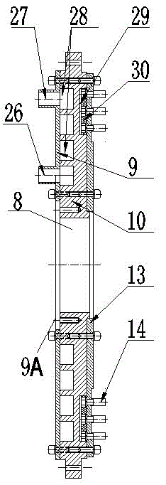 Water-cooling and wind-cooling impact crusher set