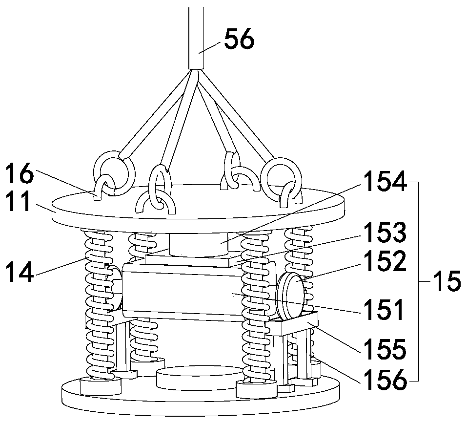 Clearing device and method for concrete conveying pump pipe of super high-rise building