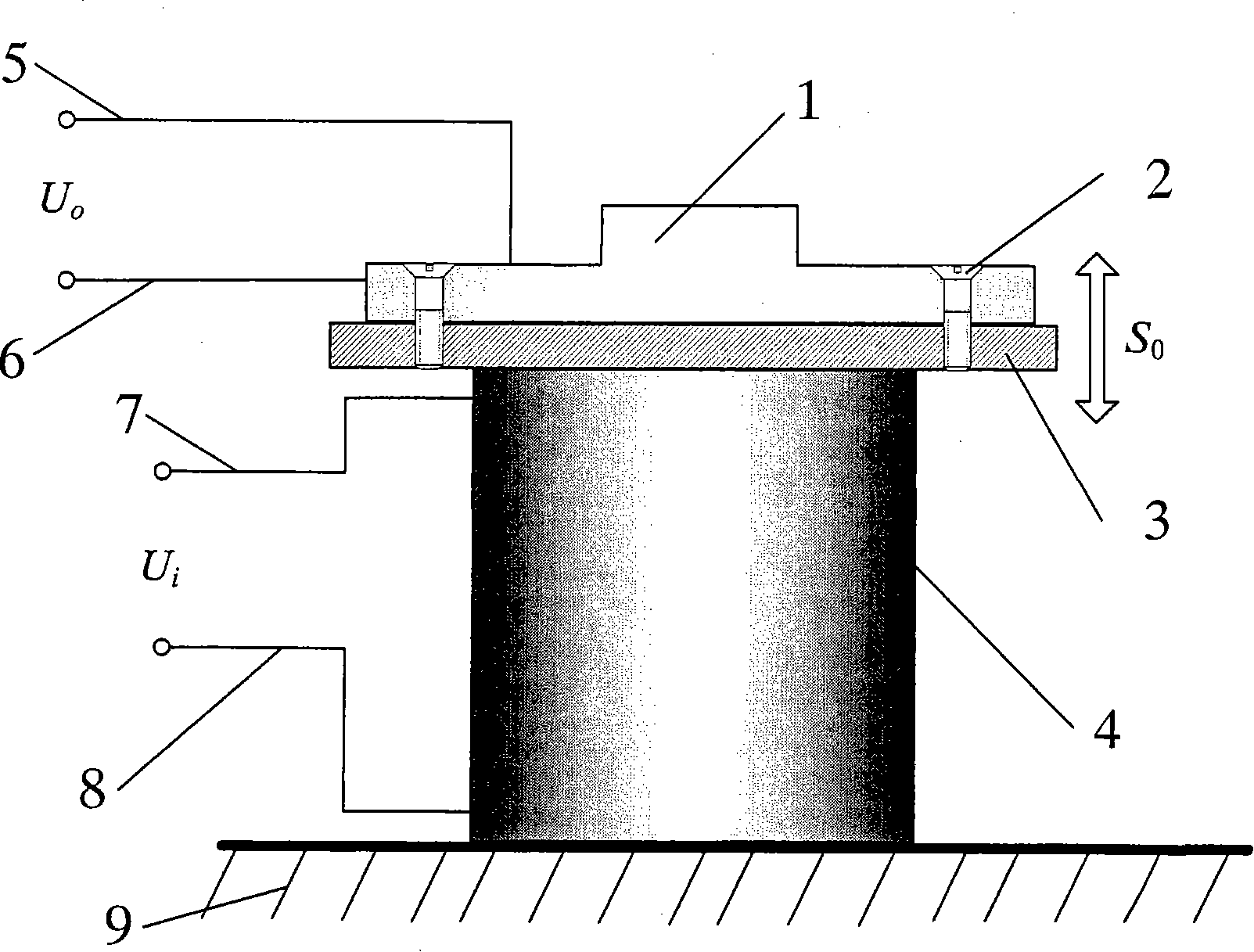 Piezoelectric ceramic sinusoidal excitation acceleration meter calibration method and device