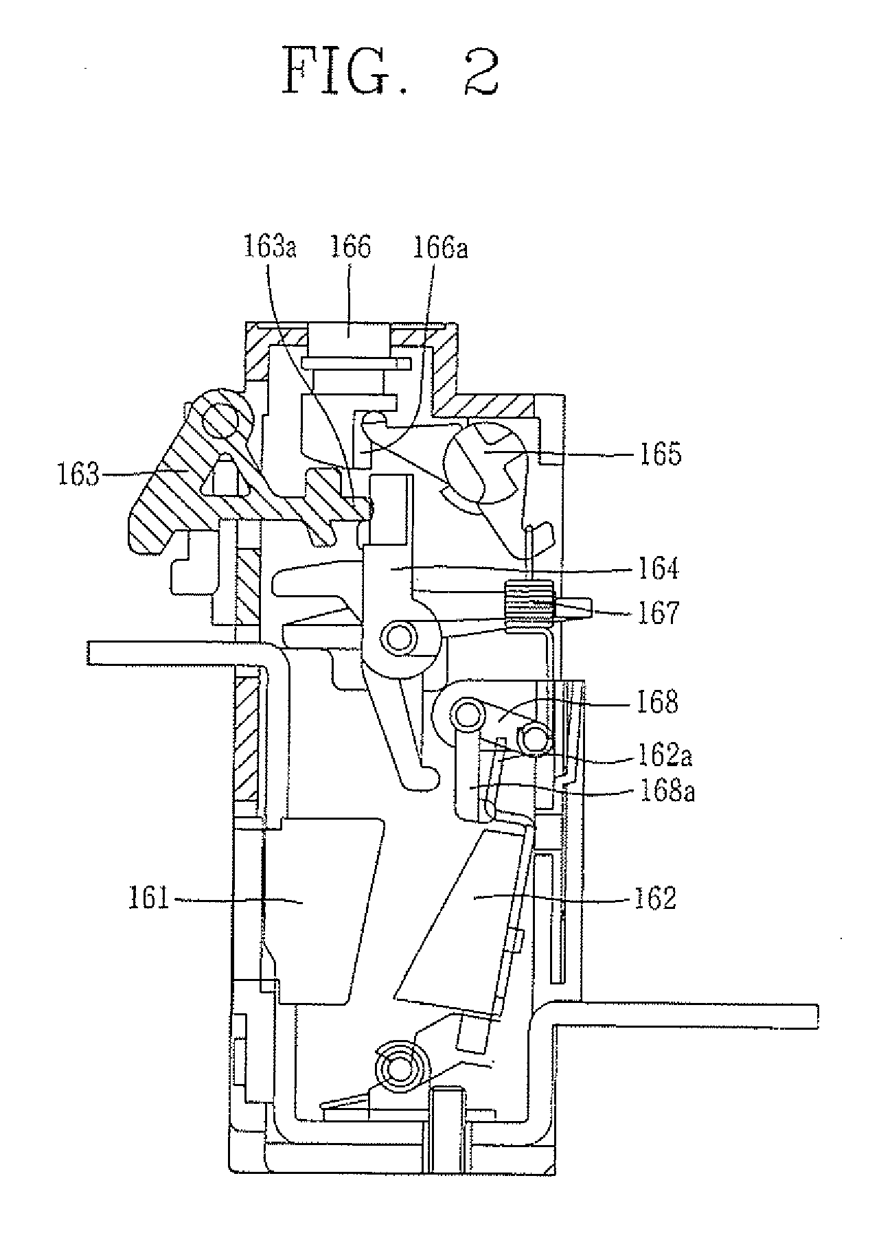 Instantaneous trip mechanism for mould cased circuit breaker