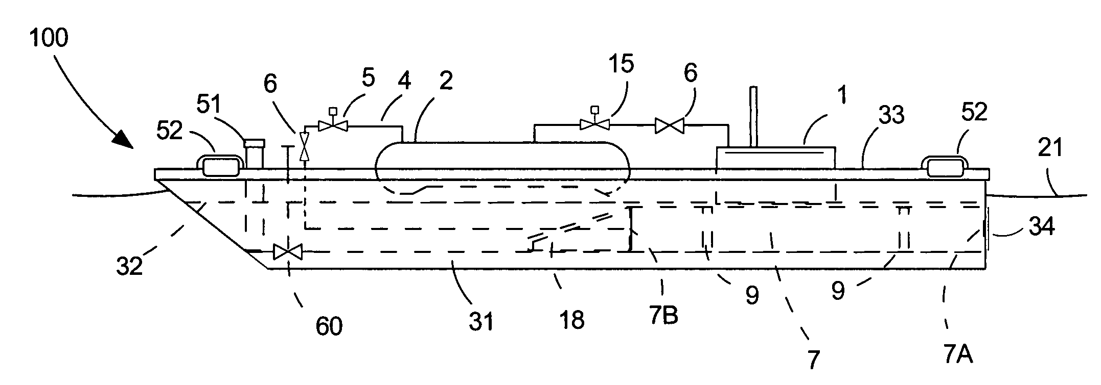 Wave generating watercraft