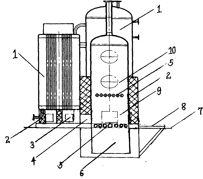 Brick-built hearth-type biomass steam boiler