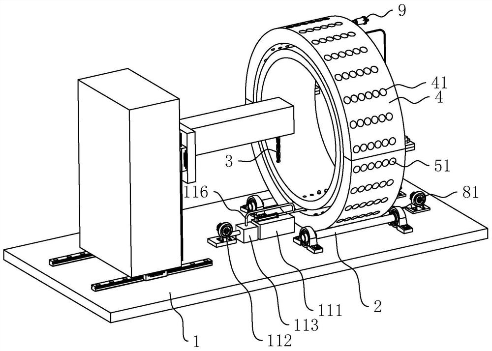 Drill and backfill ring die drilling equipment