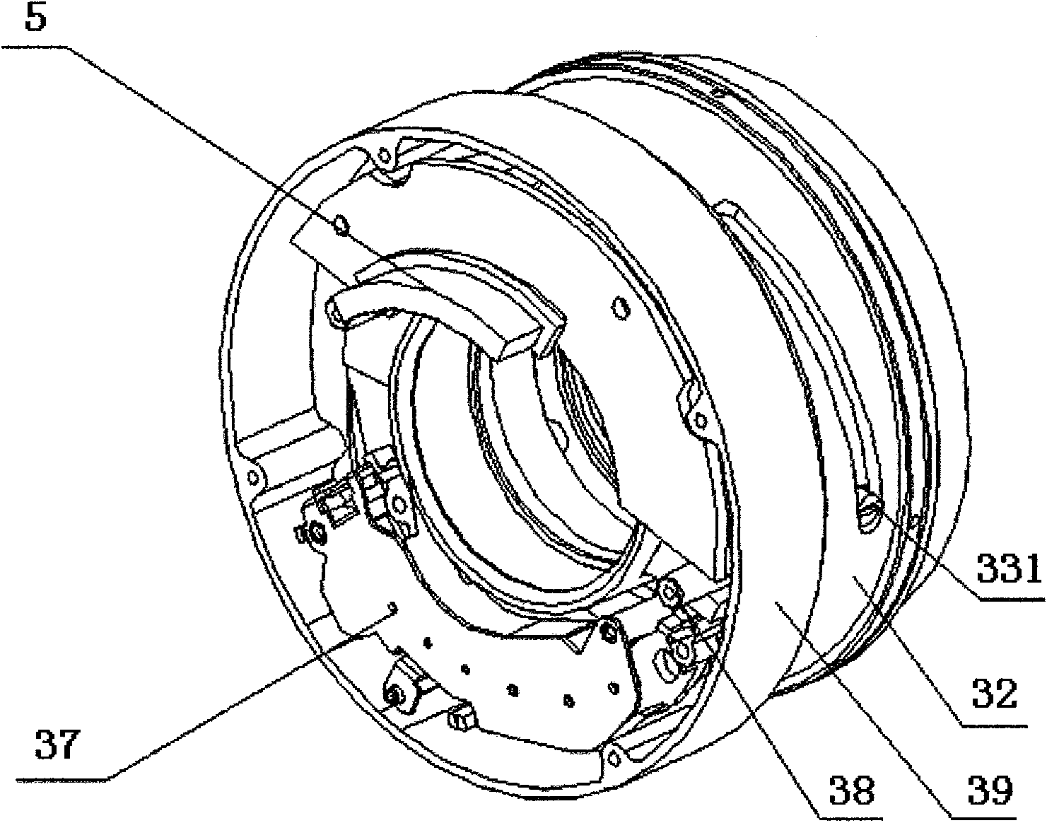 Manual-automatic focusing integrated lens and infrared thermal imager using same