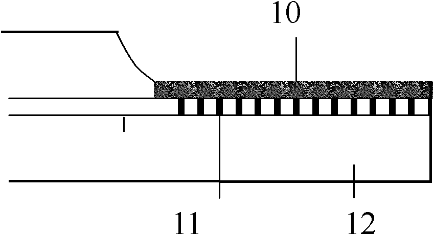 Multi-layer composite sensitive film optical fiber hydrogen sensing probe and manufacturing method thereof