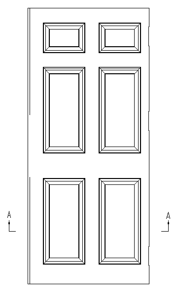 Steel-wood composite door