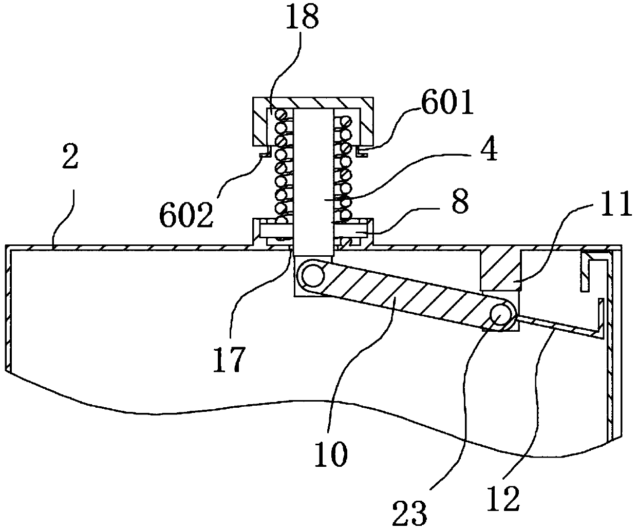 Control cabinet with anti-theft function