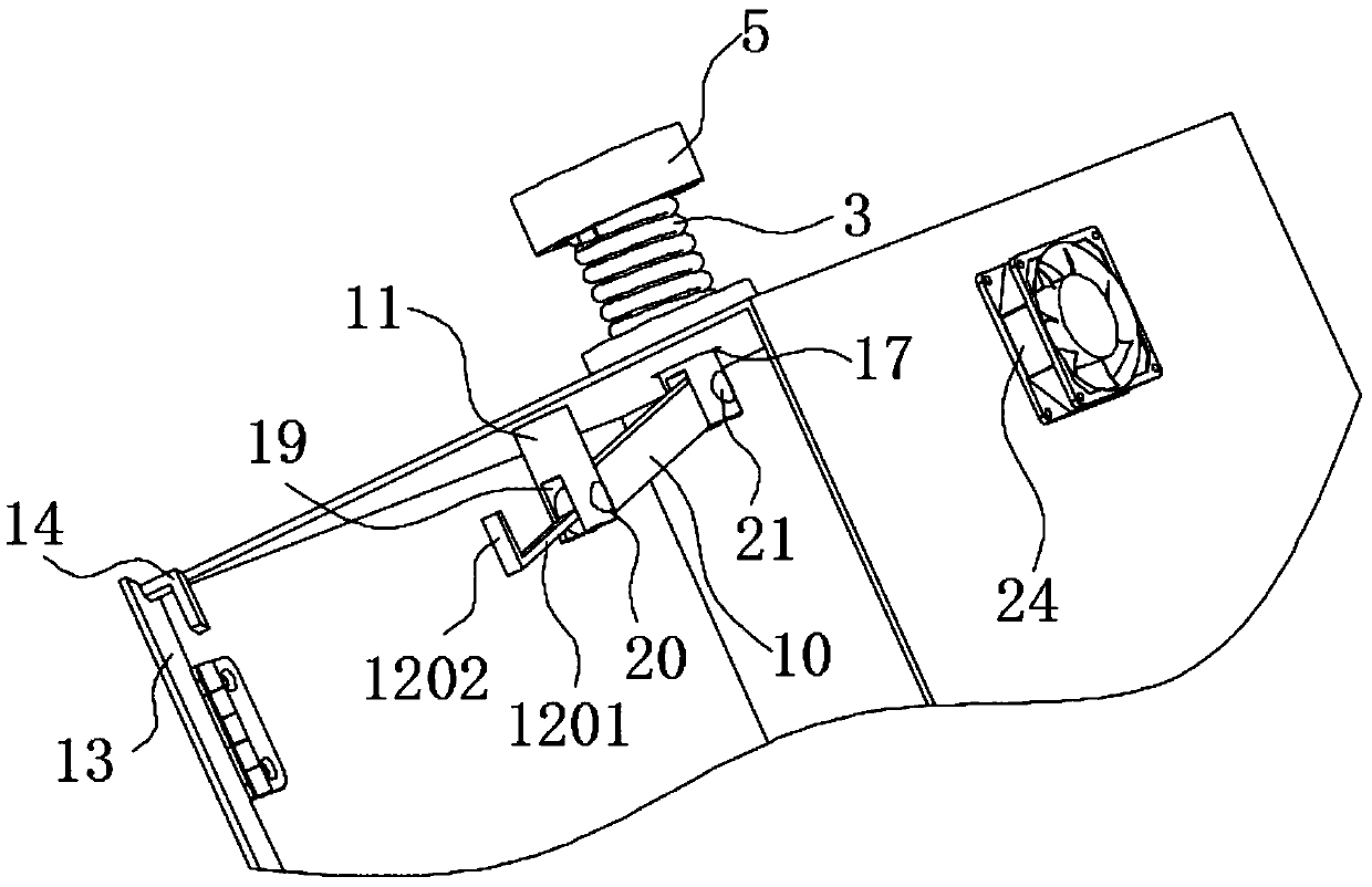 Control cabinet with anti-theft function