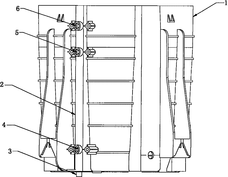 Water-level measuring device for small/mini buoyancy washing machines and application method thereof