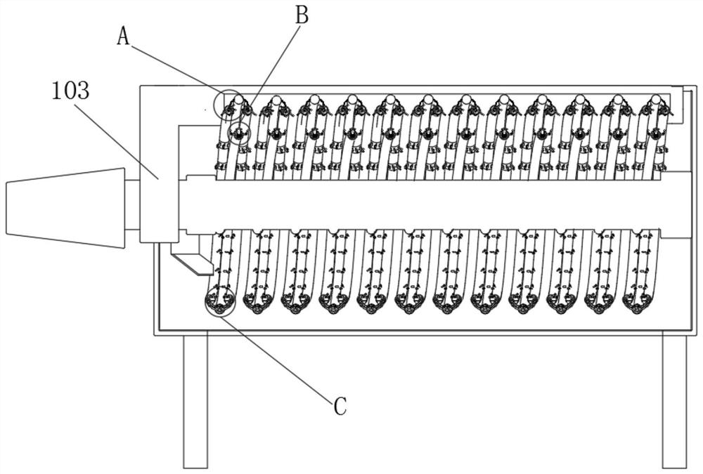 Pine nut shelling device