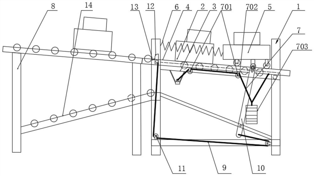 A foot pedal automatic air return device