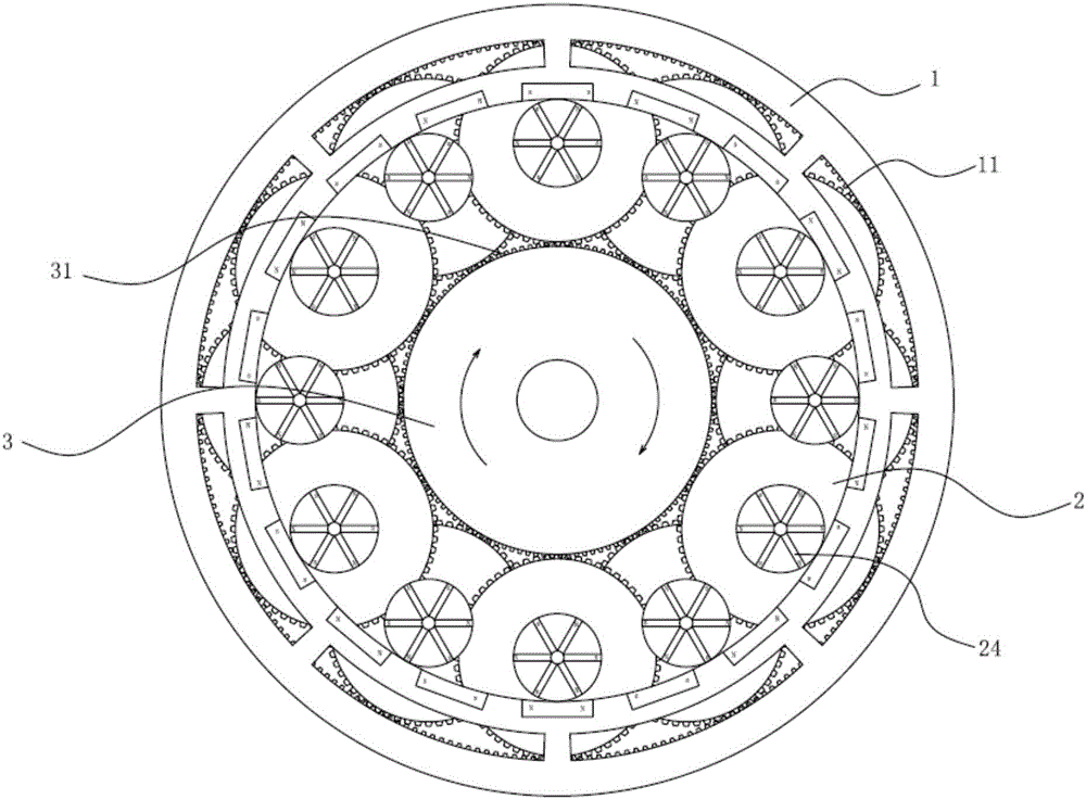 Magnetic auxiliary power machine