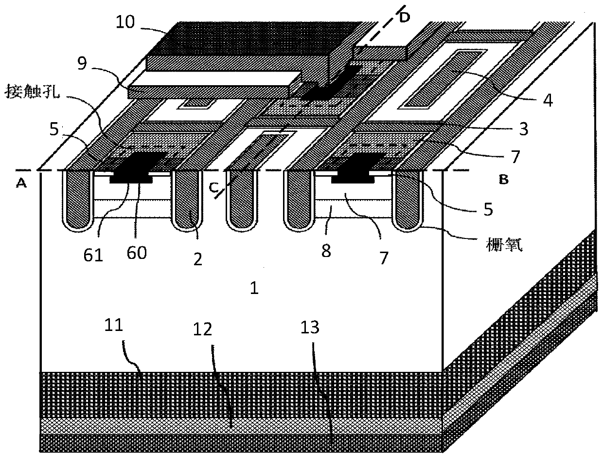 Trench IGBT chip