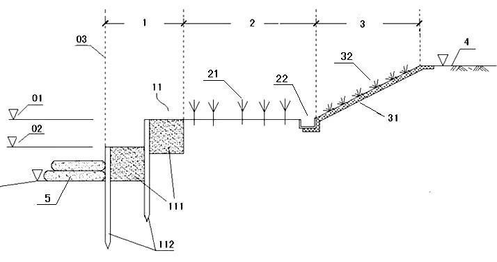 Ecotypic bank revetment structure