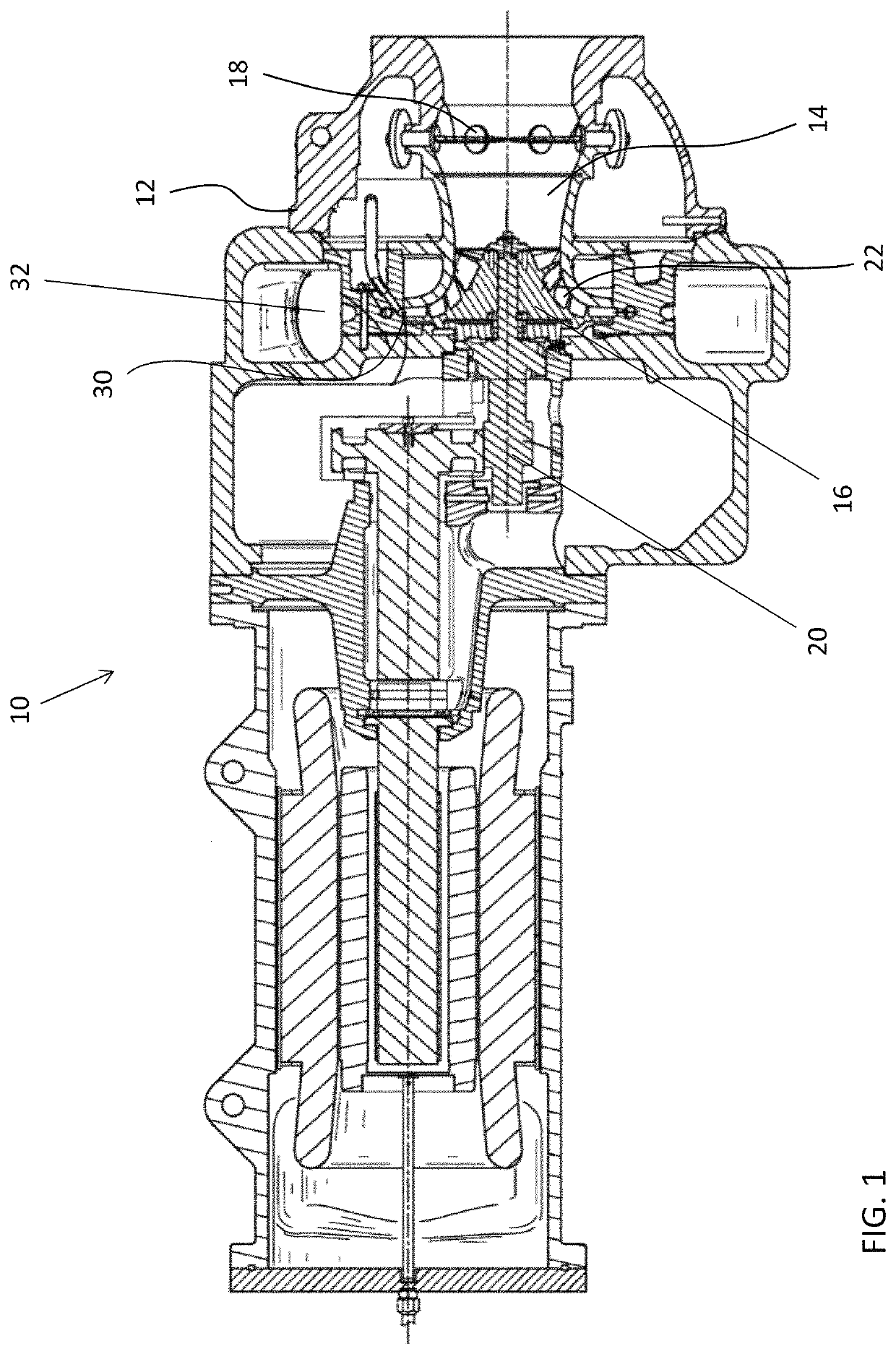 Refrigeration system mixed-flow compressor