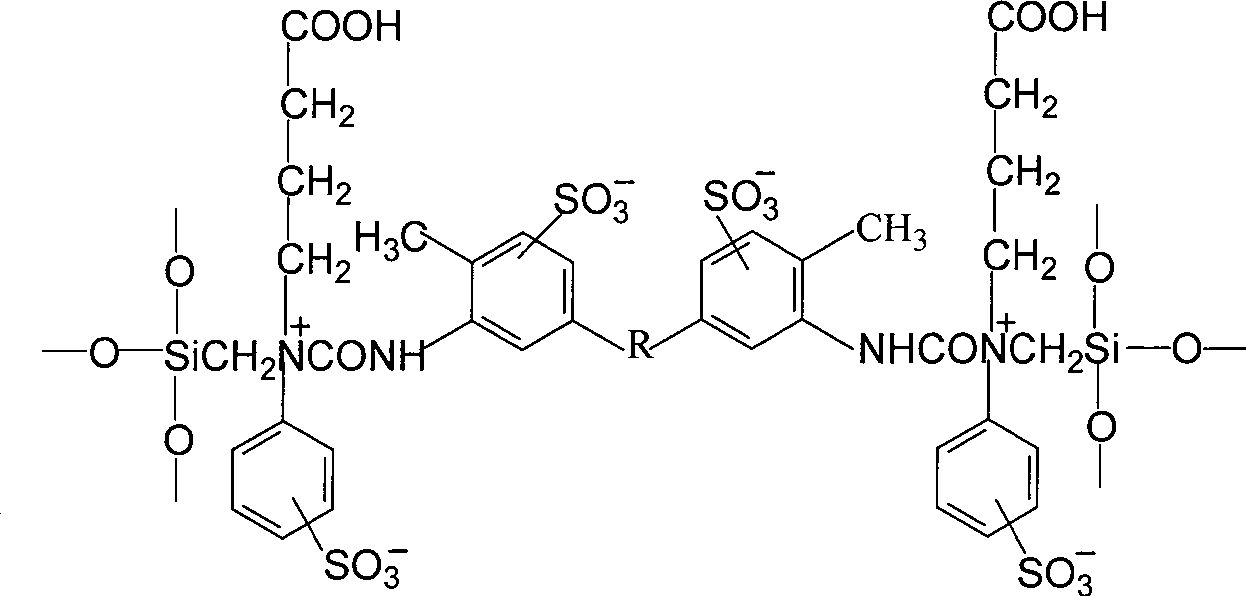 A hybridized amphion membrane containing different acid groups and method for preparing the same