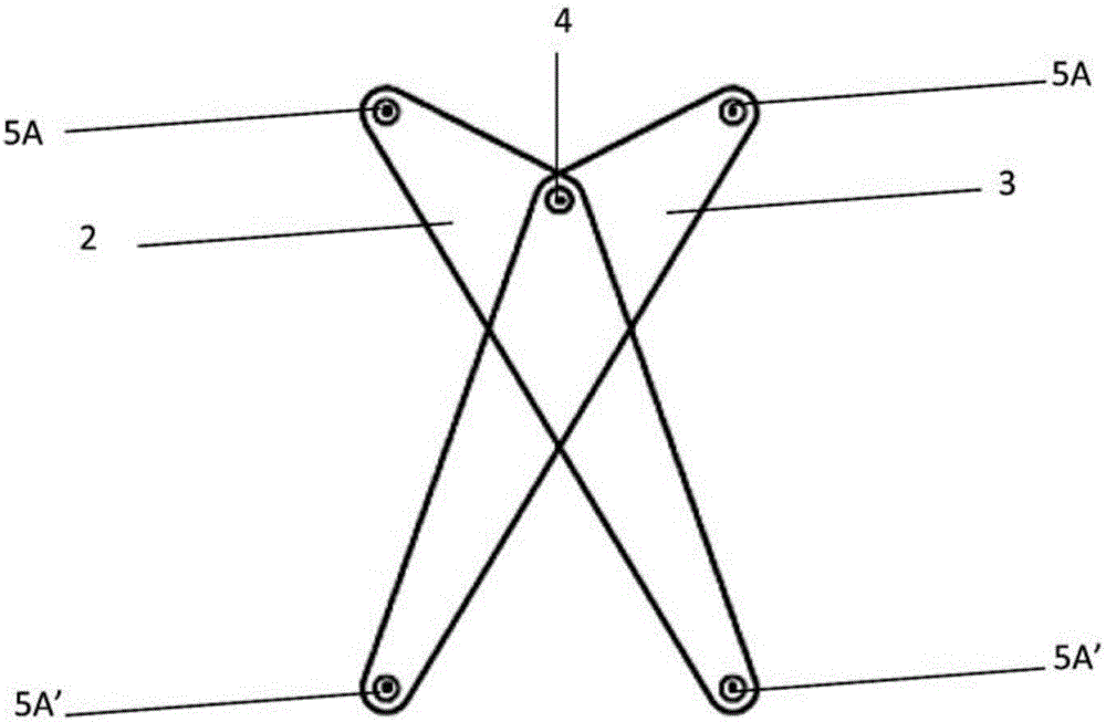 Mobile crossing structure