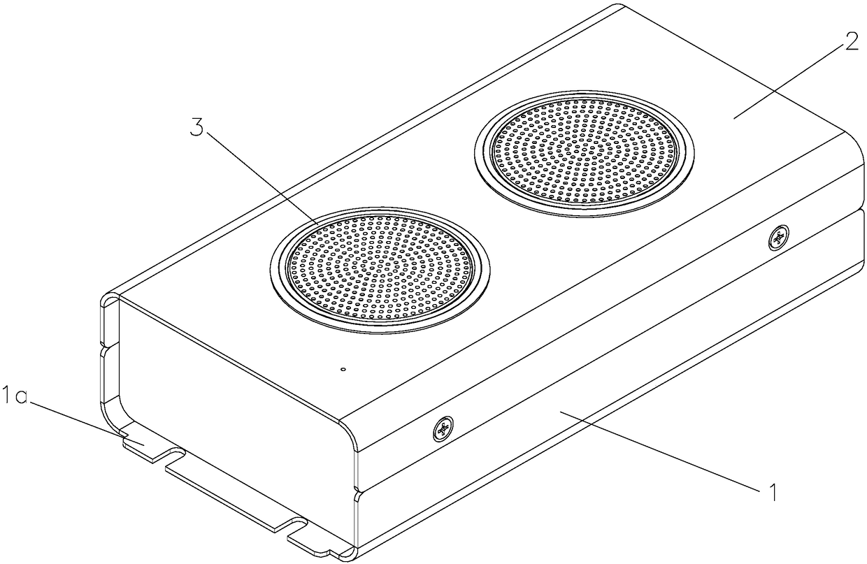 Motor vehicle driver examination system vehicle-mounted pickup loudspeaker box